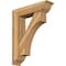 Ekena Millwork Westlake Traditional Rough Sawn Bracket w/ Offset Brace, Western Red Cedar, 8"W x 32"D x 40"H BKT0806X32X40WTL01RWR - alternate 1